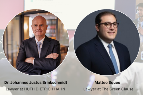 Dr. Johannes Justus Brinkschmidt of Huth Dietrich Hahn and Matteo Squeo of The Green Clause