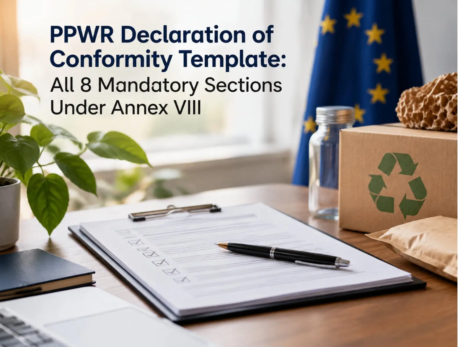 PPWR Declaration of Conformity Template: Annex VIII Guide
