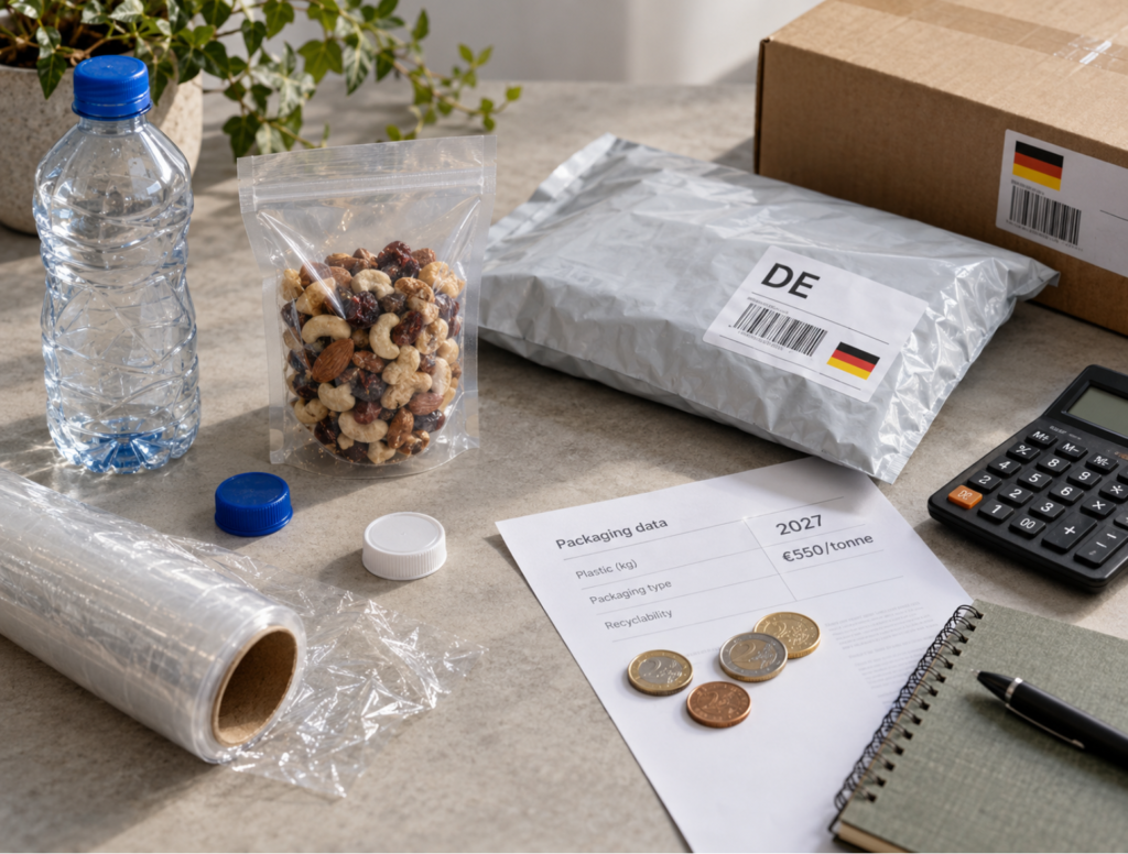 Germany Plastiksteuer 2027: €550 per tonne plastic packaging tax